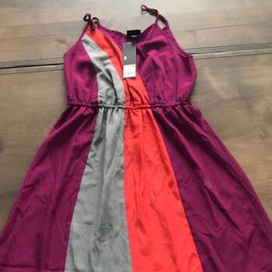 Orange, purple, grey never worn dress